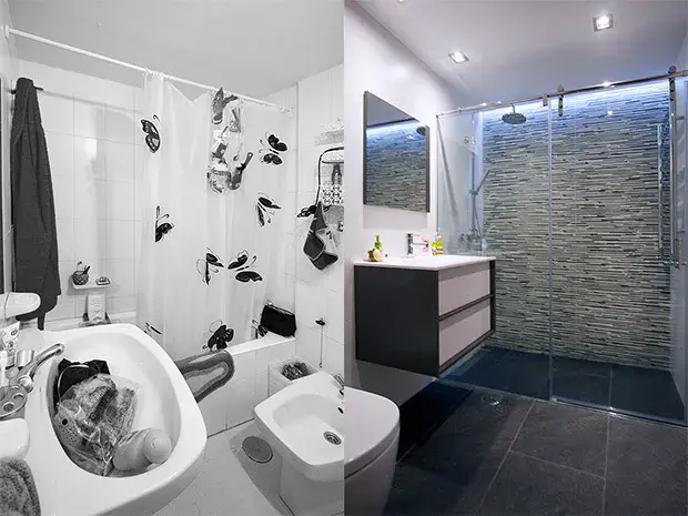 Acabados en una reforma de baño